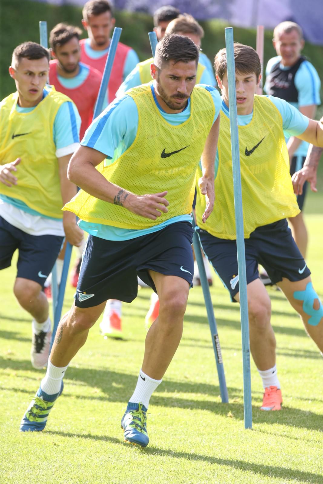 «Газпром»-тренировочные сборы в Швейцарии: вечерняя тренировка 5 июля