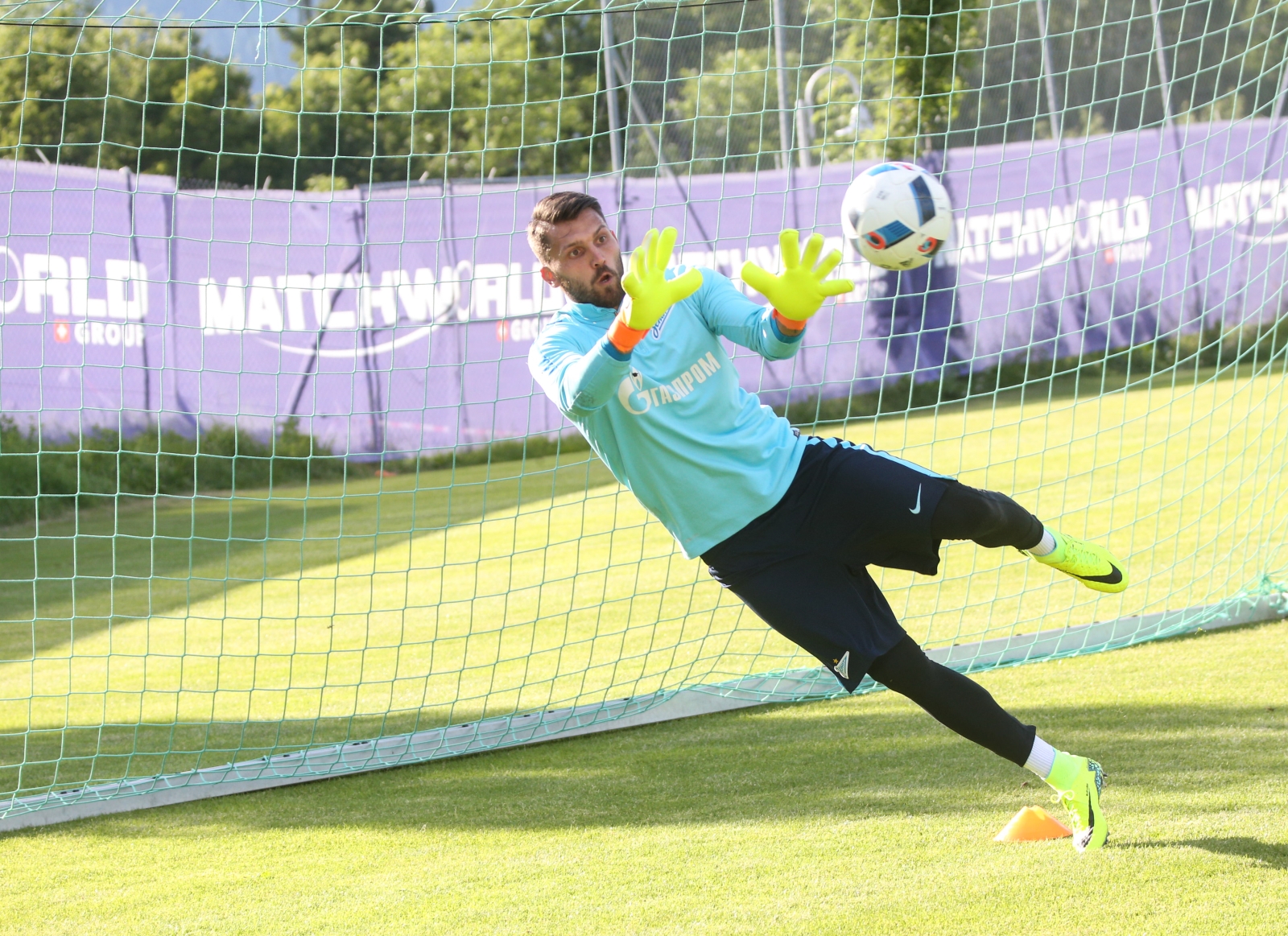 «Газпром»-тренировочные сборы в Швейцарии: вечерняя тренировка 5 июля