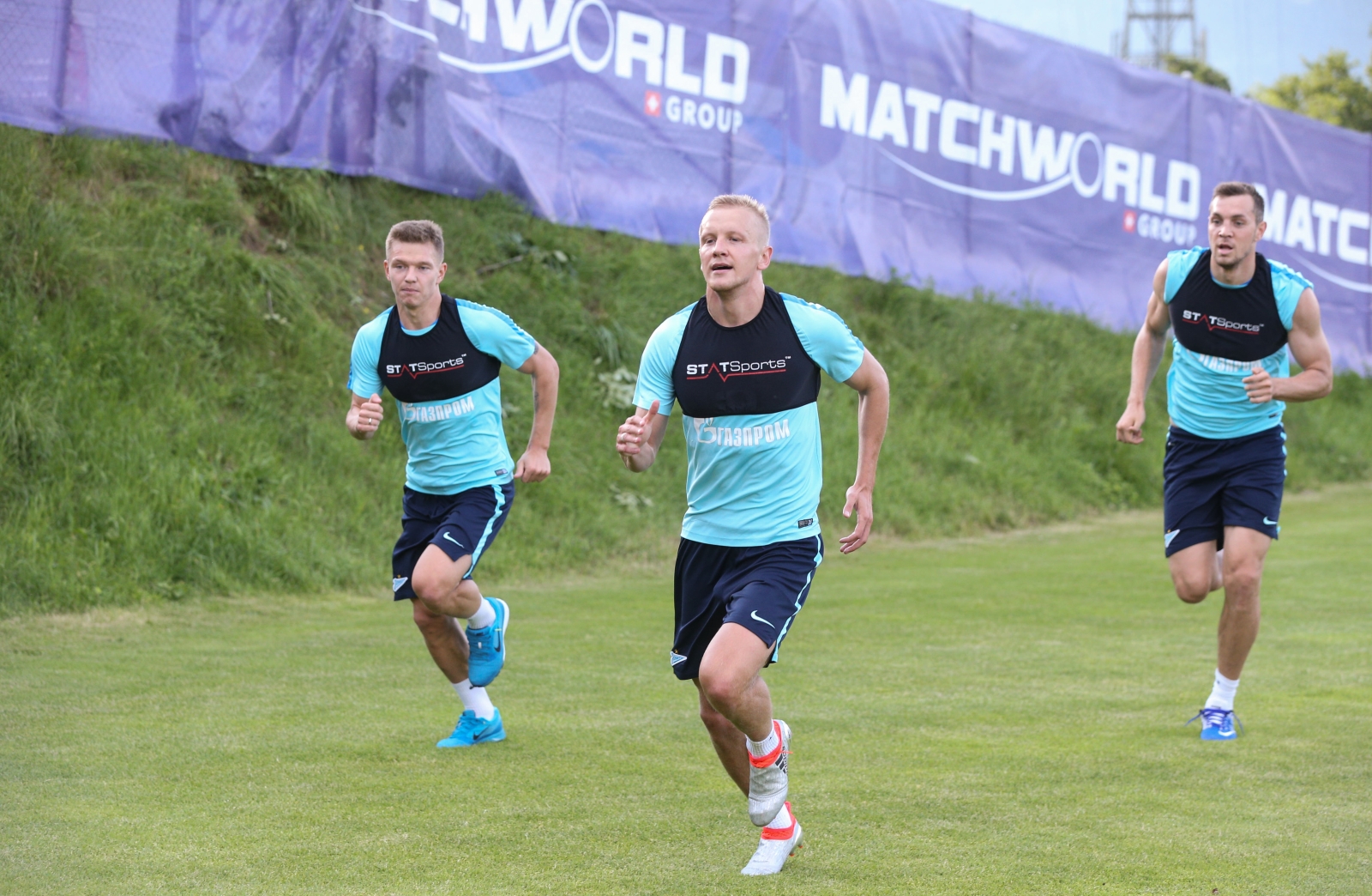 «Газпром»-тренировочные сборы в Швейцарии: вечерняя тренировка 5 июля