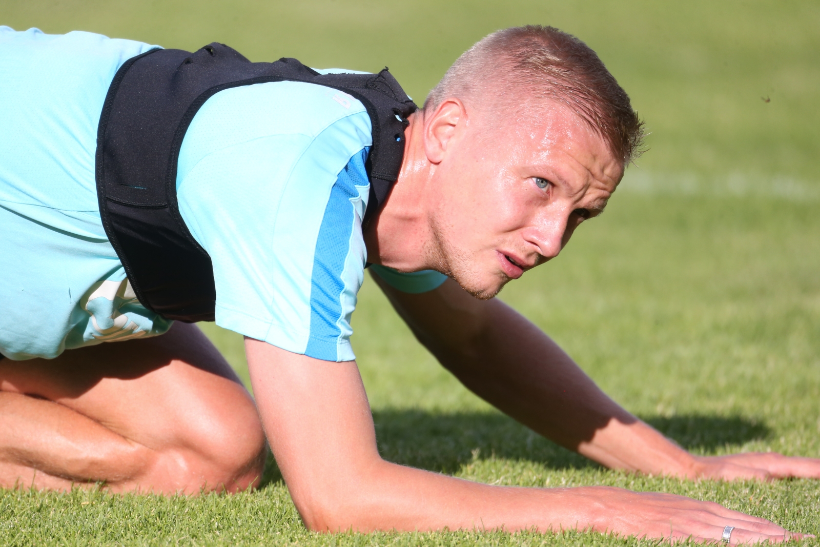 «Газпром»-тренировочные сборы в Швейцарии: вечерняя тренировка 5 июля