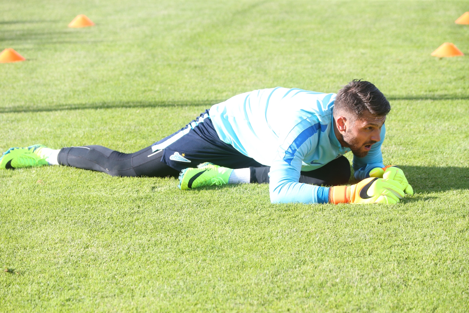 «Газпром»-тренировочные сборы в Швейцарии: вечерняя тренировка 5 июля