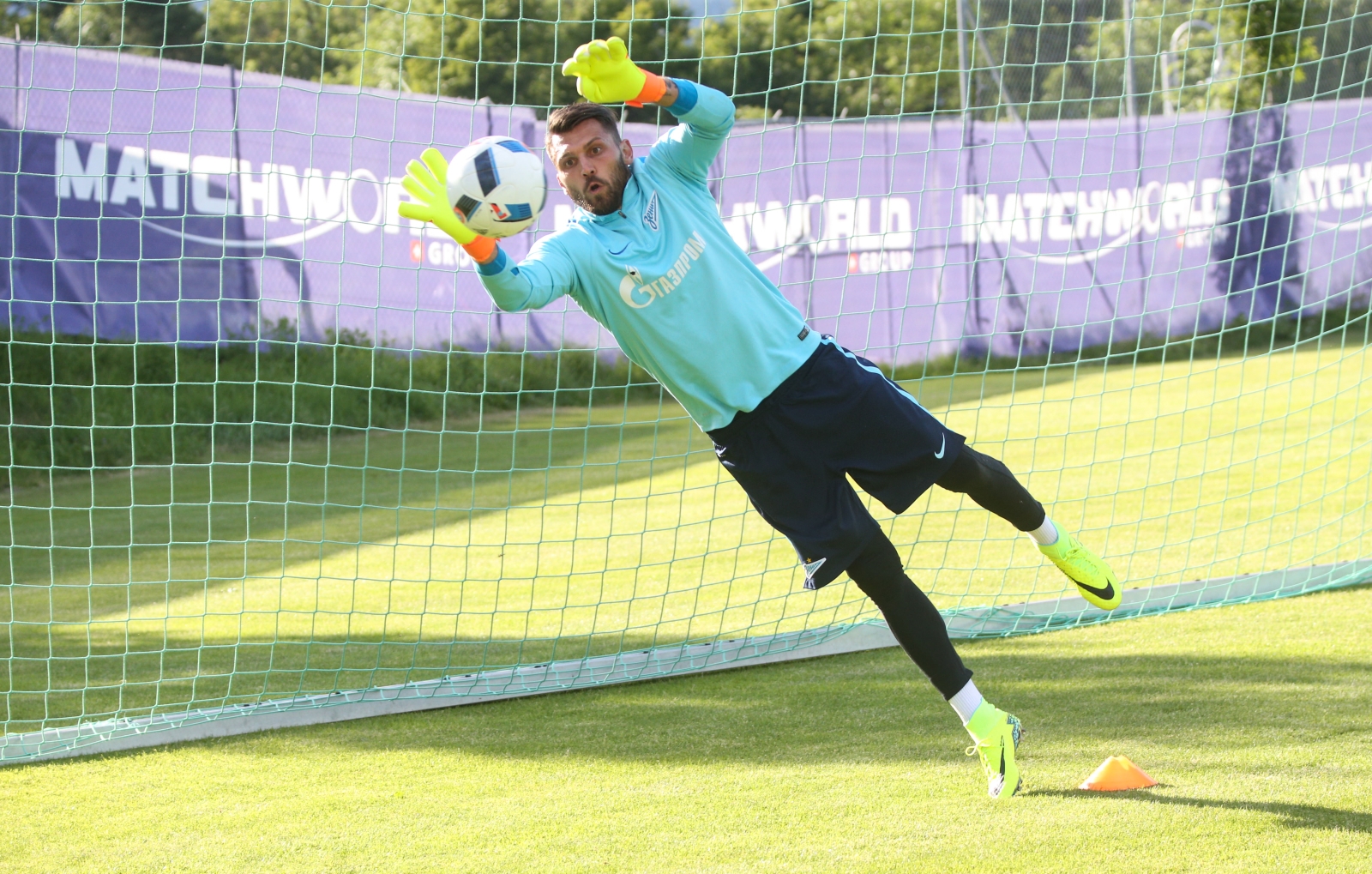 «Газпром»-тренировочные сборы в Швейцарии: вечерняя тренировка 5 июля