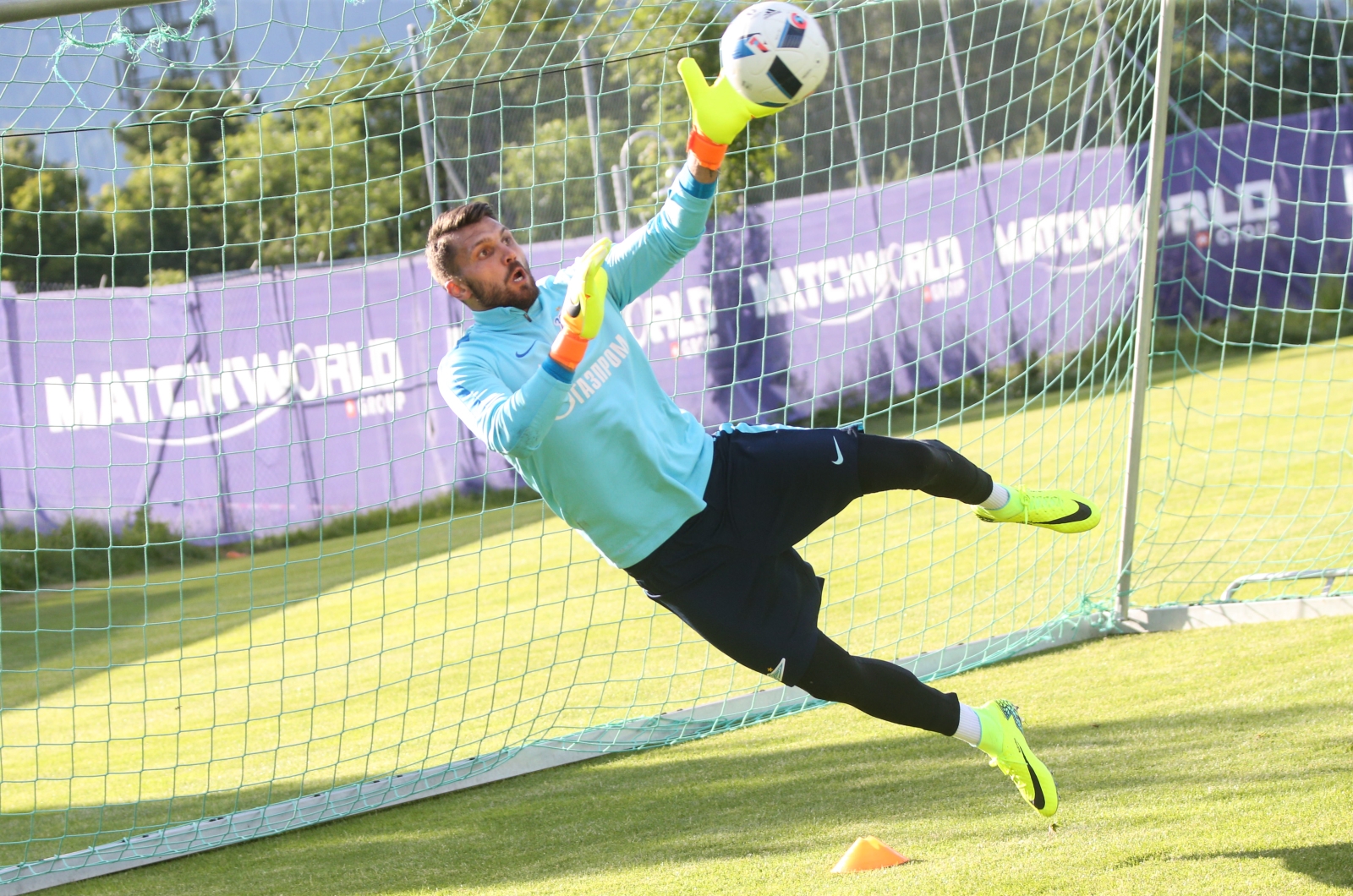 «Газпром»-тренировочные сборы в Швейцарии: вечерняя тренировка 5 июля