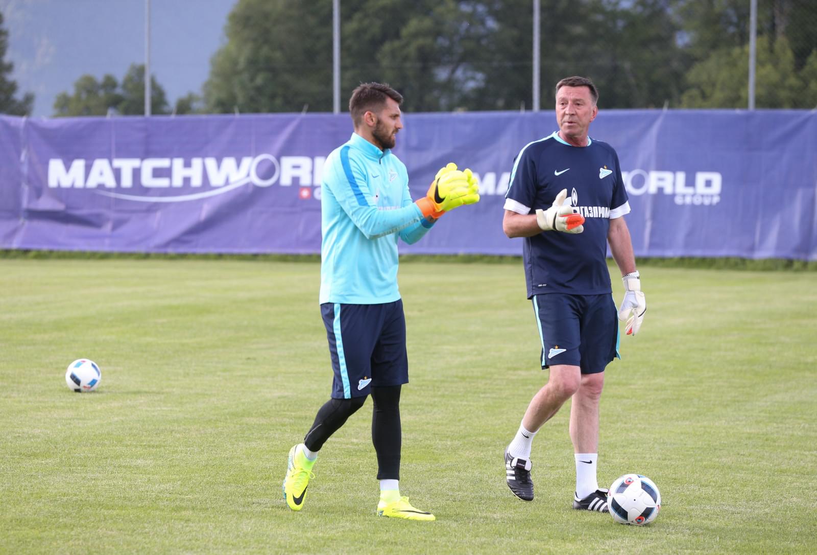 «Газпром»-тренировочные сборы в Швейцарии: вечерняя тренировка 5 июля