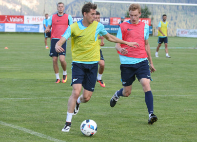 «Газпром»-тренировочные сборы в Швейцарии: вечерняя тренировка 5 июля