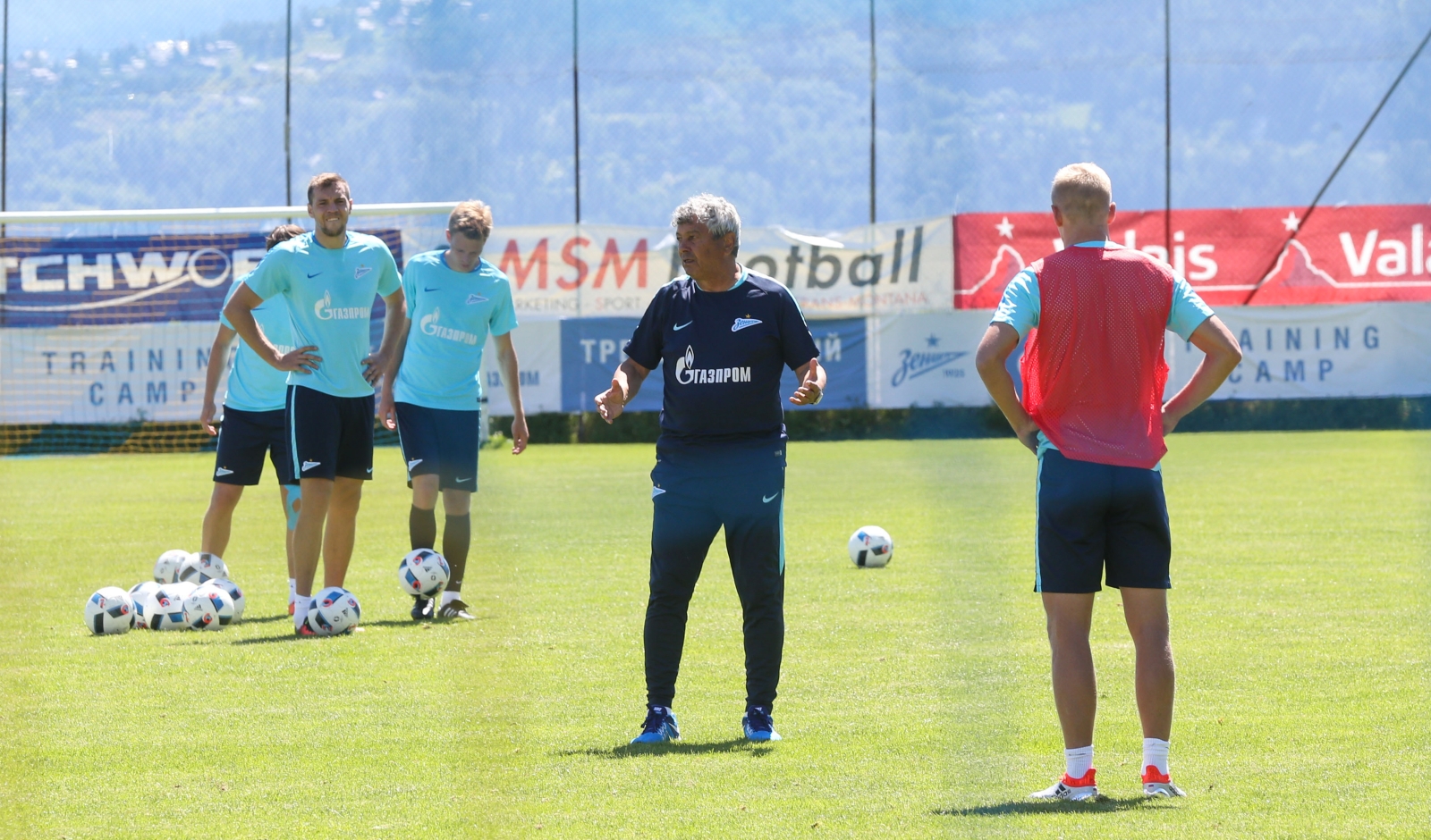 «Газпром»-тренировочные сборы в Швейцарии: утренняя тренировка 6 июля