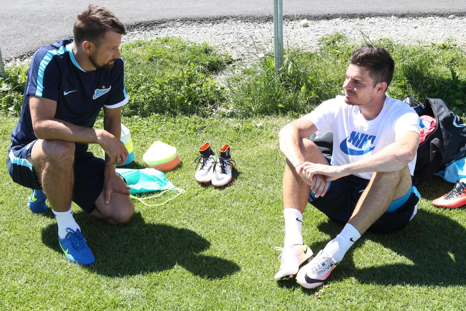 «Газпром»-тренировочные сборы в Швейцарии: утренняя тренировка 6 июля