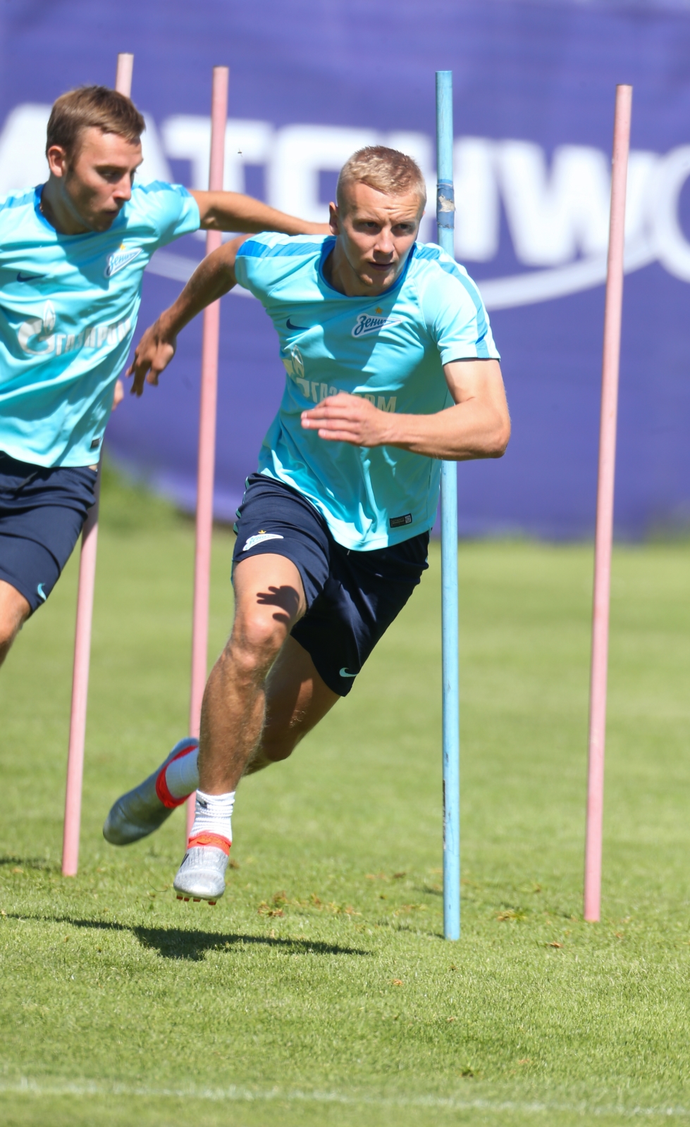 «Газпром»-тренировочные сборы в Швейцарии: утренняя тренировка 6 июля