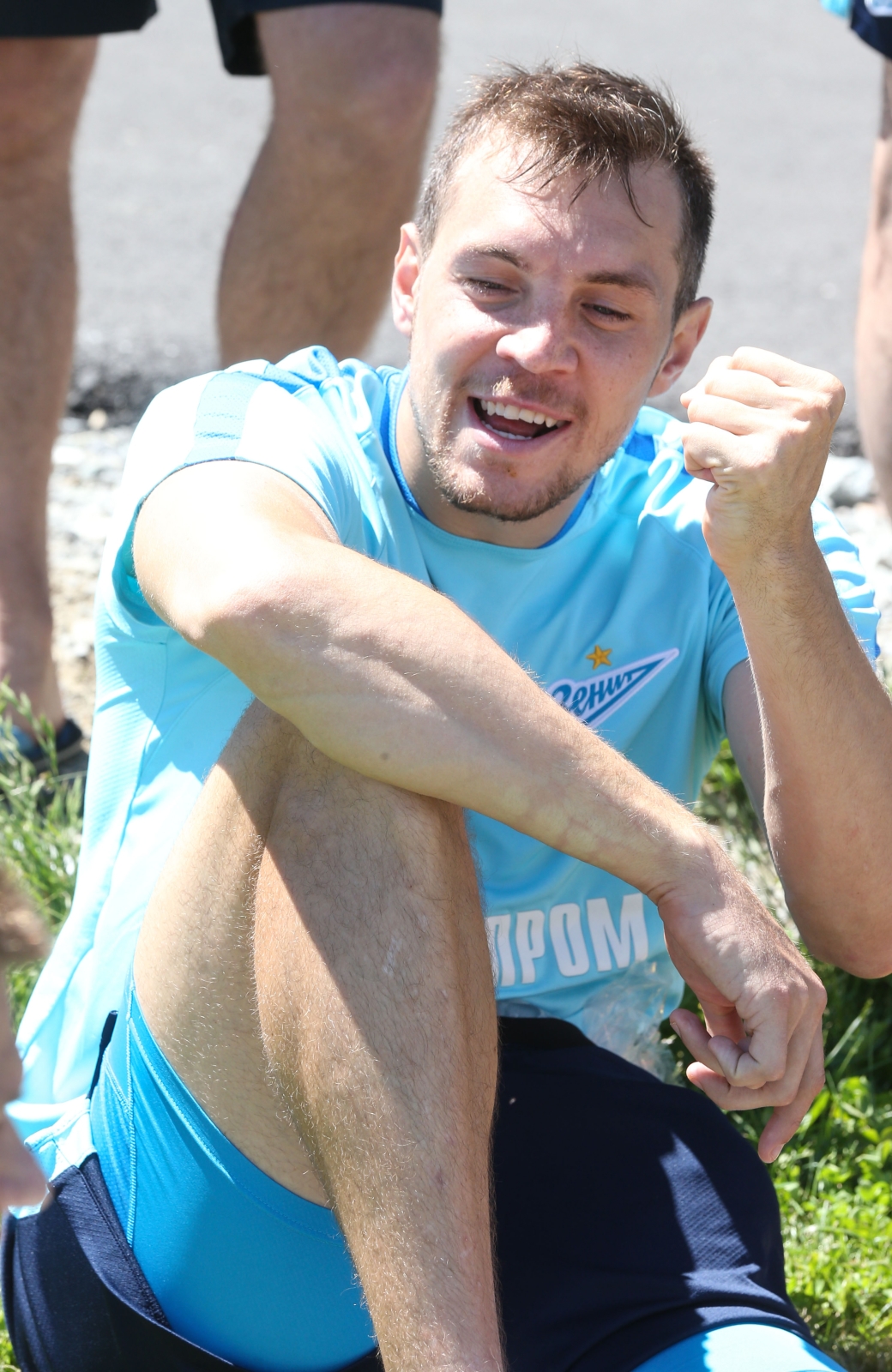 «Газпром»-тренировочные сборы в Швейцарии: утренняя тренировка 6 июля