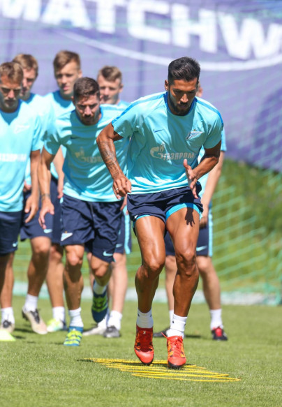 «Газпром»-тренировочные сборы в Швейцарии: утренняя тренировка 6 июля