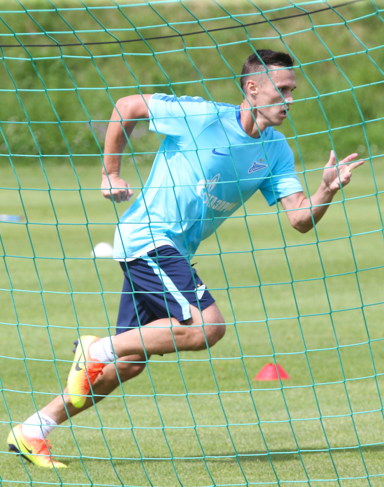 «Газпром»-тренировочные сборы в Швейцарии: утренняя тренировка 11 июля