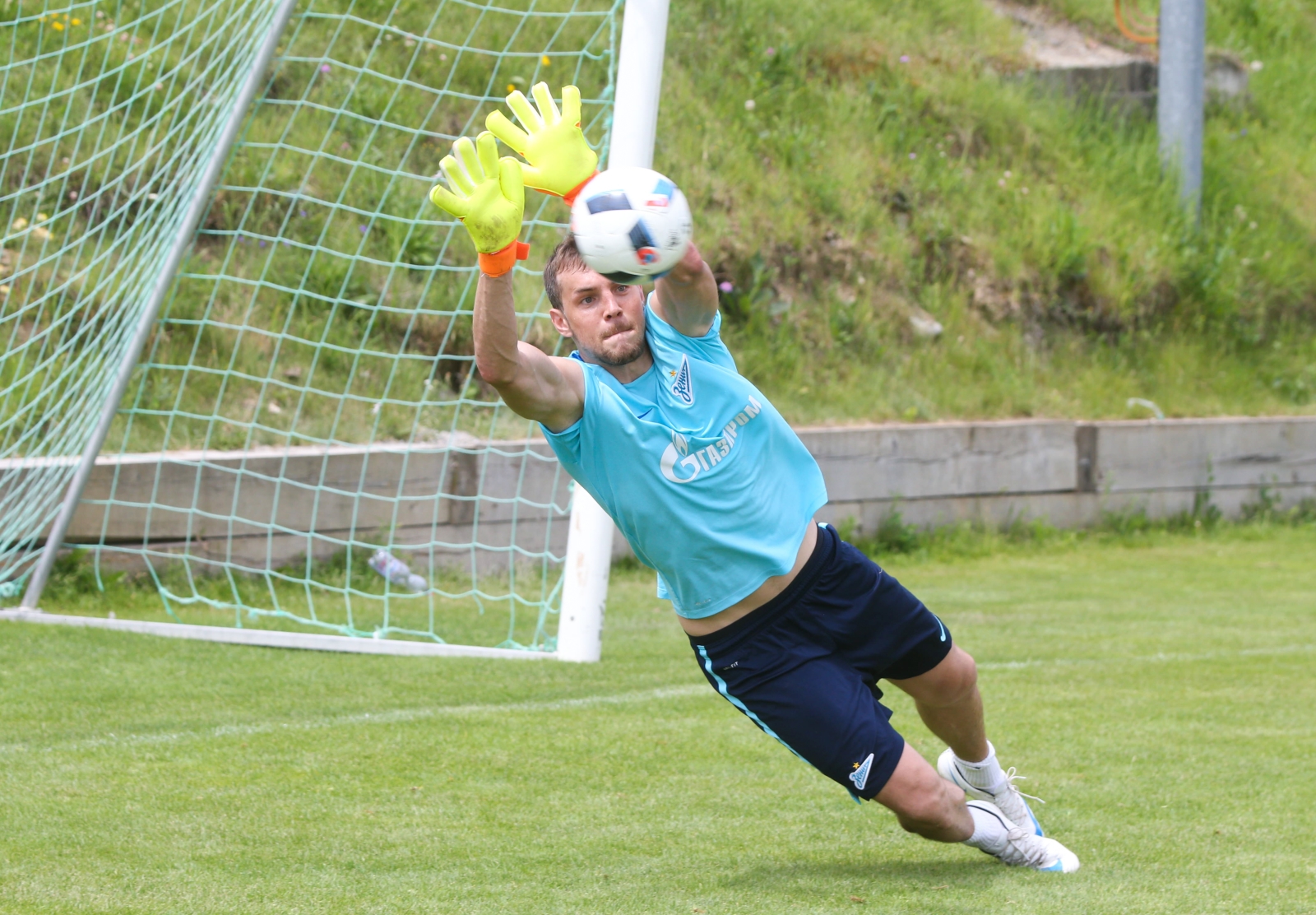 «Газпром»-тренировочные сборы в Швейцарии: утренняя тренировка 11 июля