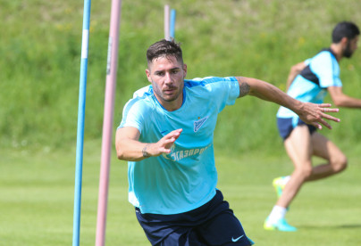 «Газпром»-тренировочные сборы в Швейцарии: утренняя тренировка 11 июля