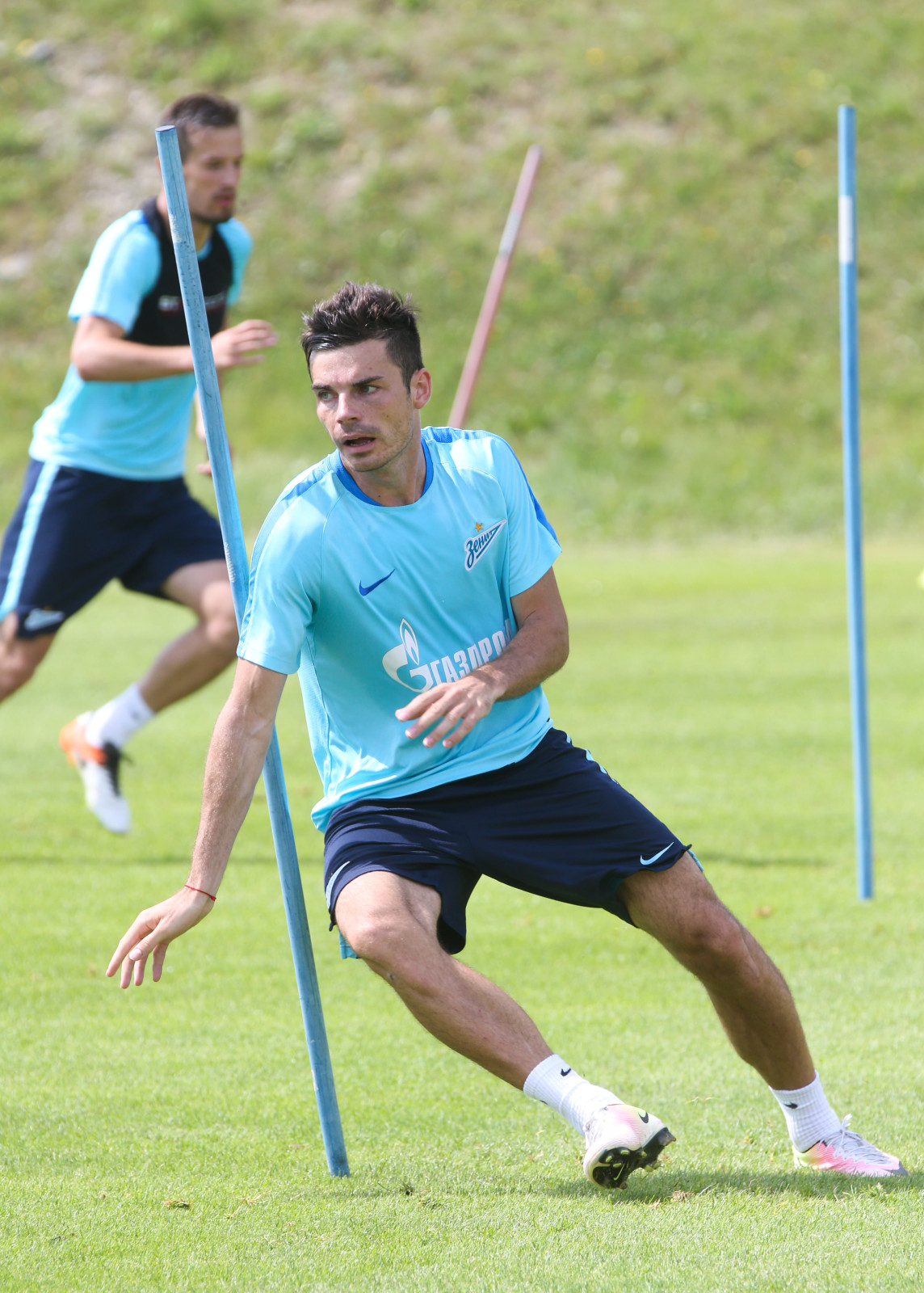 «Газпром»-тренировочные сборы в Швейцарии: утренняя тренировка 11 июля