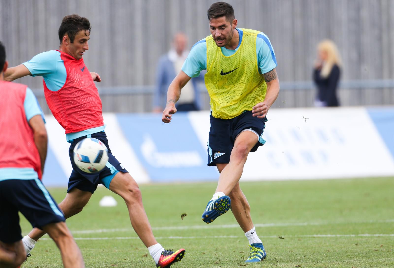 «Газпром»-тренировочные сборы в Швейцарии: утренняя тренировка 15 июля