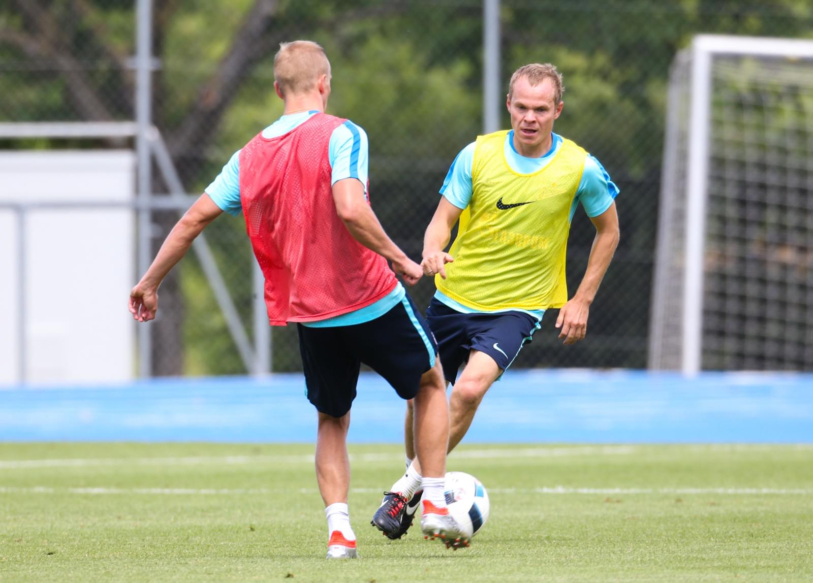 «Газпром»-тренировочные сборы в Швейцарии: утренняя тренировка 15 июля