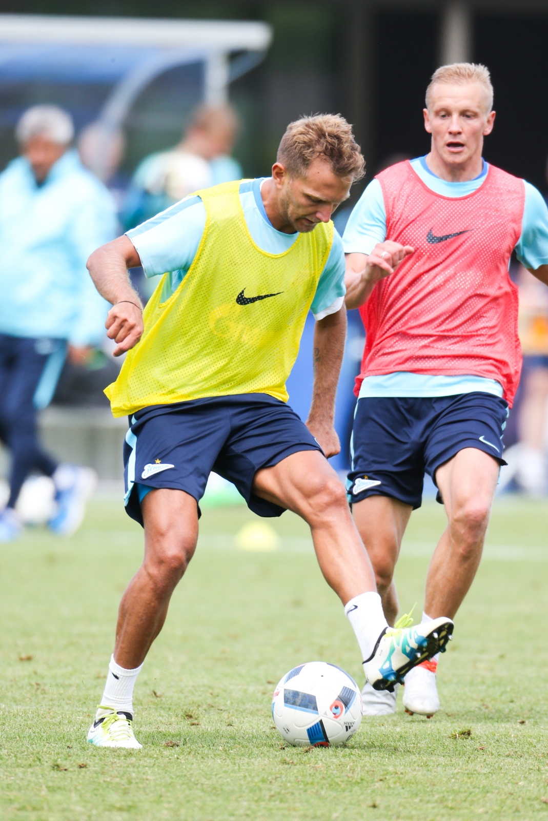 «Газпром»-тренировочные сборы в Швейцарии: утренняя тренировка 15 июля