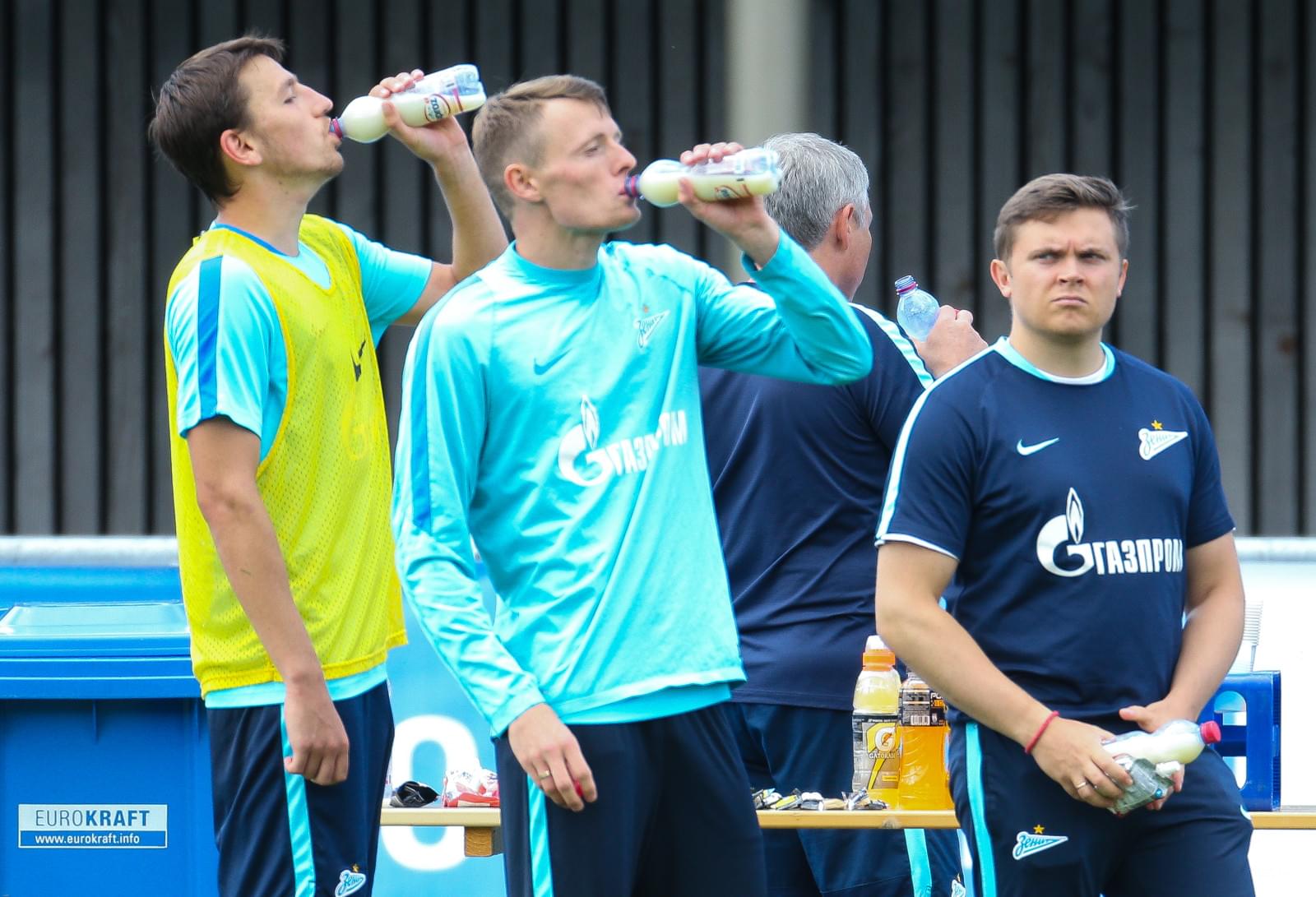 «Газпром»-тренировочные сборы в Швейцарии: утренняя тренировка 15 июля