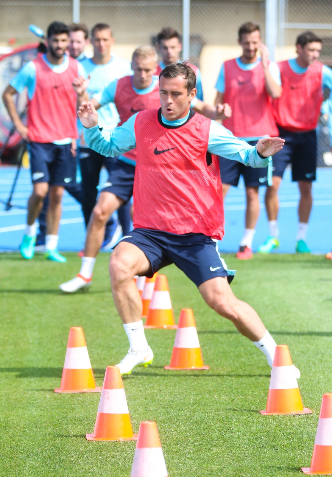 «Газпром»-тренировочные сборы в Швейцарии: утренняя тренировка 15 июля