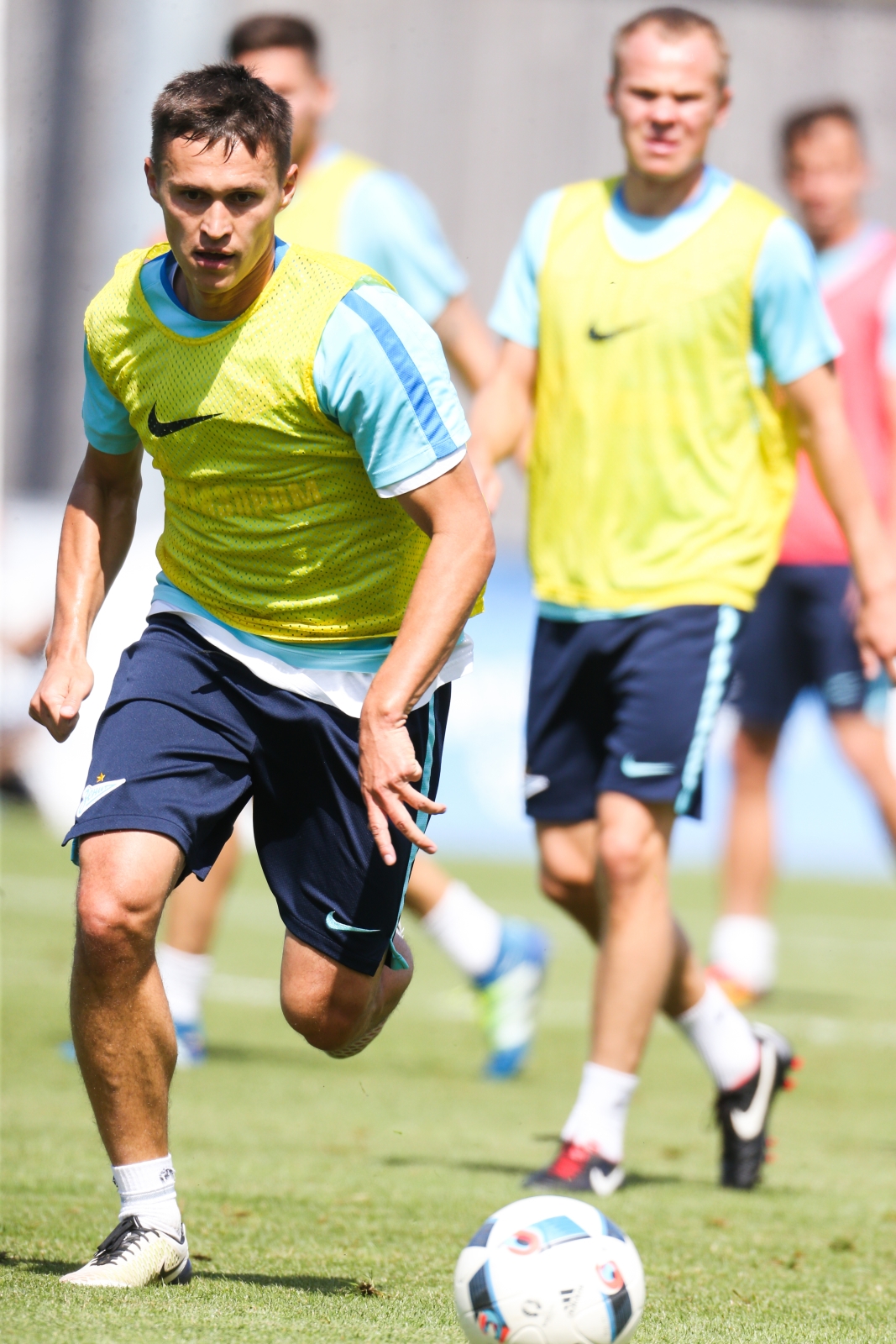 «Газпром»-тренировочные сборы в Швейцарии: утренняя тренировка 15 июля