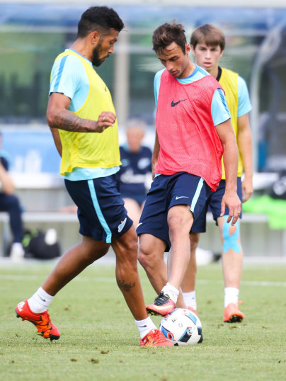 «Газпром»-тренировочные сборы в Швейцарии: утренняя тренировка 15 июля