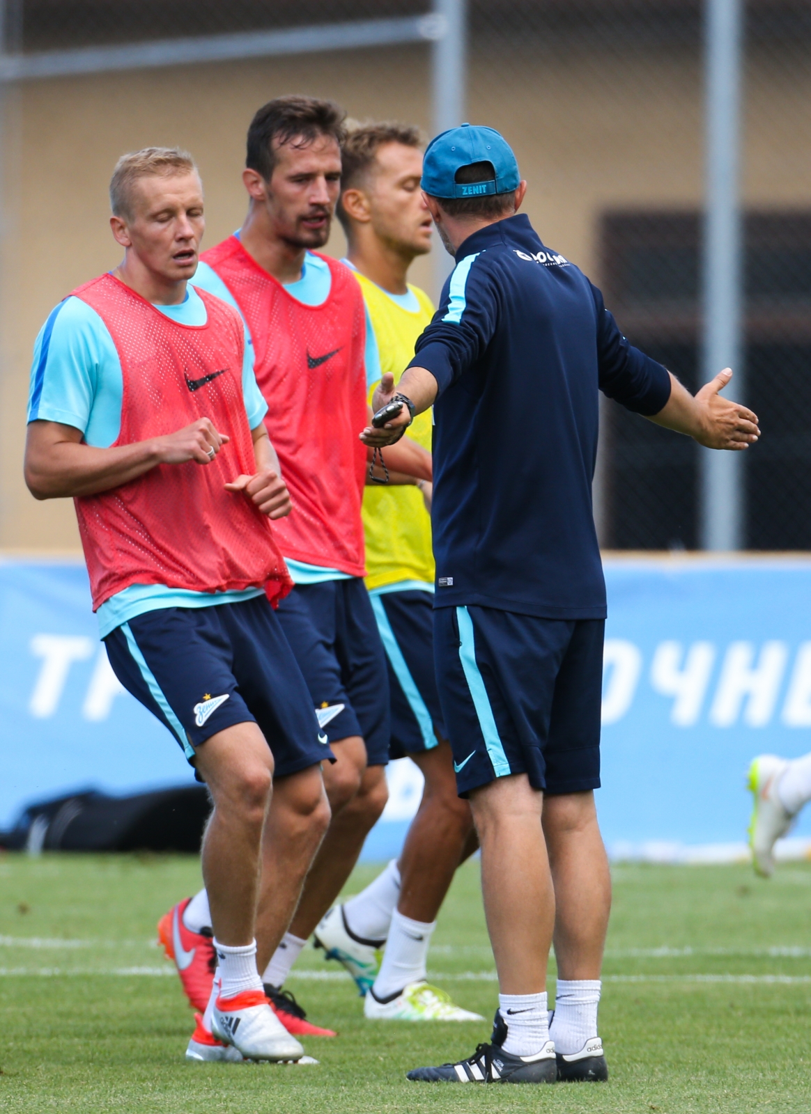 «Газпром»-тренировочные сборы в Швейцарии: утренняя тренировка 15 июля