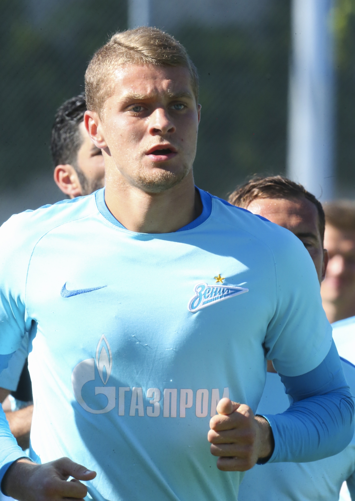 «Газпром»-тренировочные сборы в Швейцарии: вечерняя тренировка 17 июля