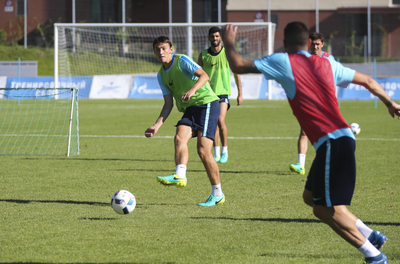 «Газпром»-тренировочные сборы в Швейцарии: вечерняя тренировка 17 июля