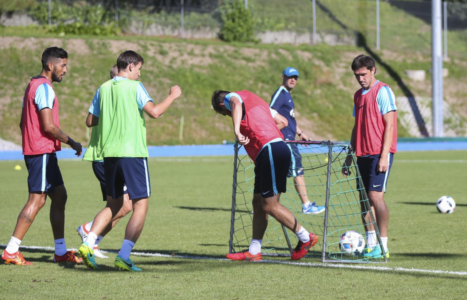 «Газпром»-тренировочные сборы в Швейцарии: вечерняя тренировка 17 июля