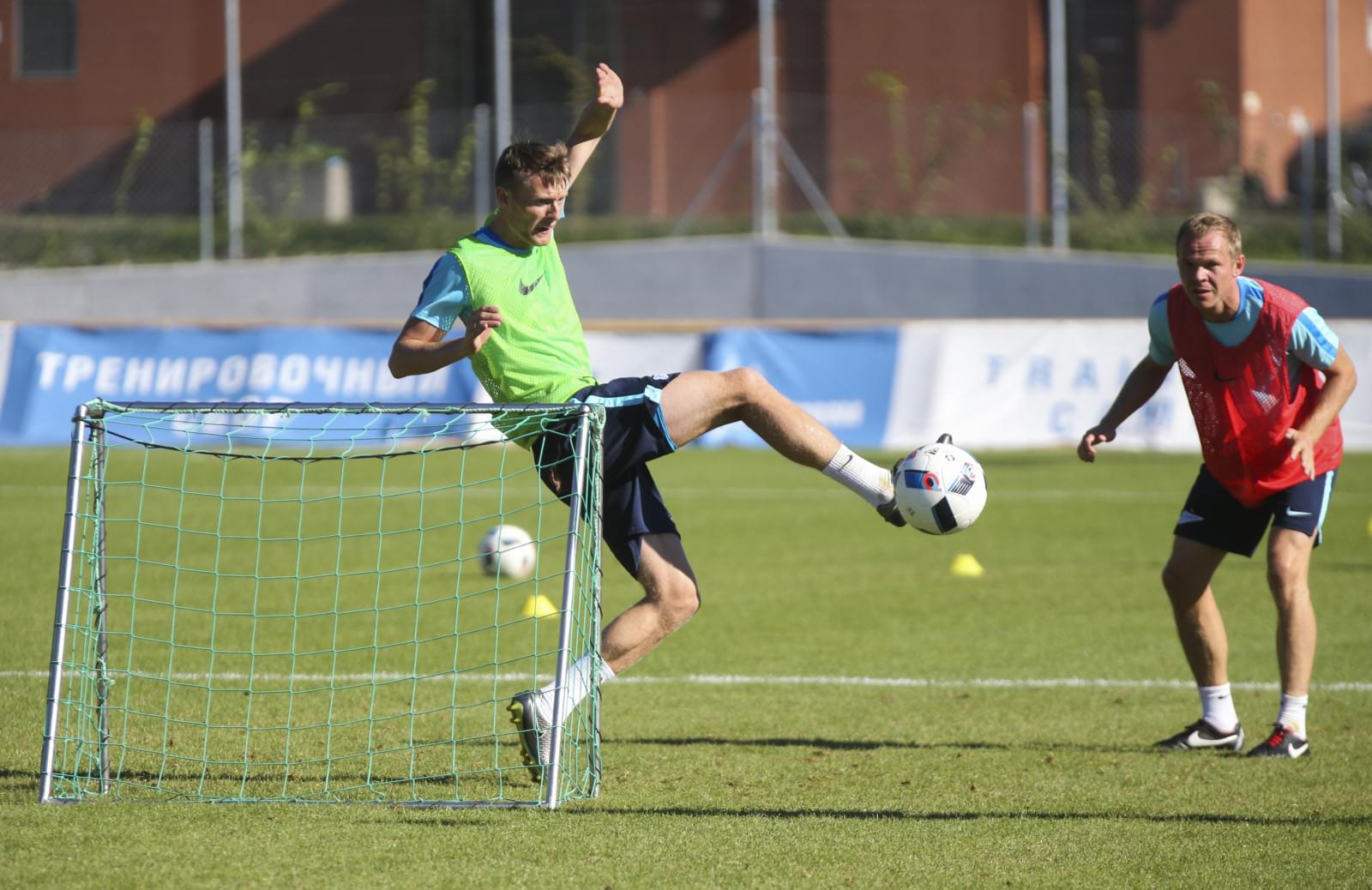 «Газпром»-тренировочные сборы в Швейцарии: вечерняя тренировка 17 июля