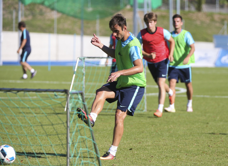 «Газпром»-тренировочные сборы в Швейцарии: вечерняя тренировка 17 июля