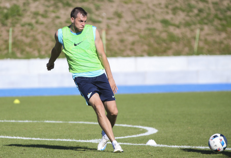 «Газпром»-тренировочные сборы в Швейцарии: вечерняя тренировка 17 июля