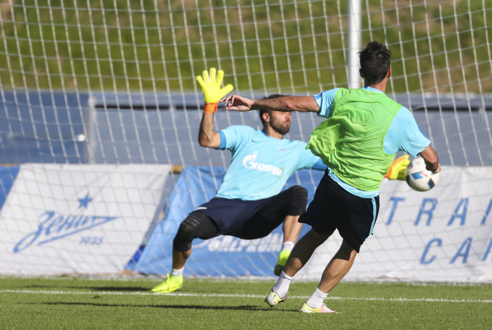 «Газпром»-тренировочные сборы в Швейцарии: вечерняя тренировка 17 июля