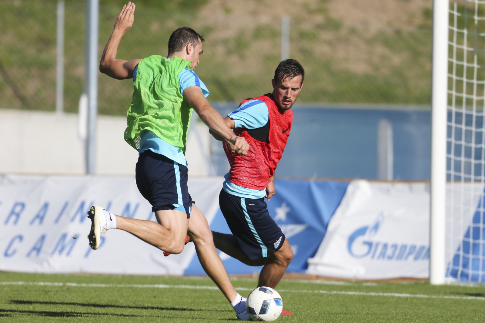 «Газпром»-тренировочные сборы в Швейцарии: вечерняя тренировка 17 июля