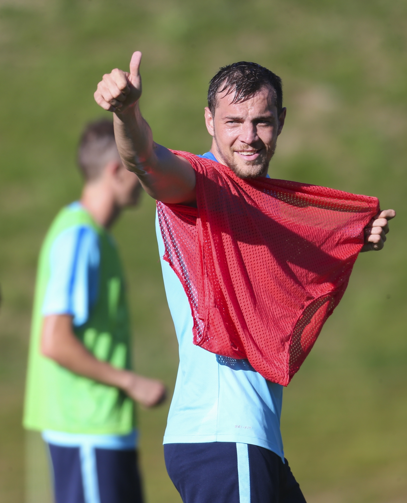 «Газпром»-тренировочные сборы в Швейцарии: вечерняя тренировка 17 июля