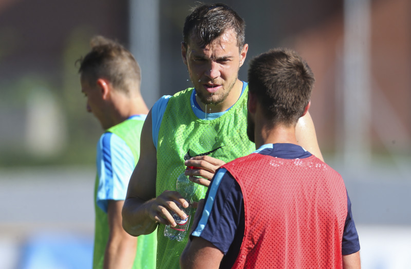 «Газпром»-тренировочные сборы в Швейцарии: вечерняя тренировка 17 июля