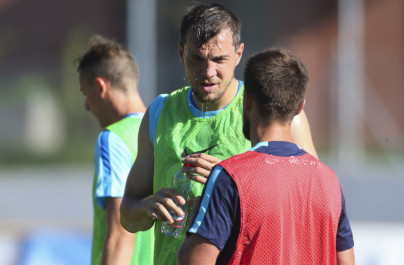 «Газпром»-тренировочные сборы в Швейцарии: вечерняя тренировка 17 июля