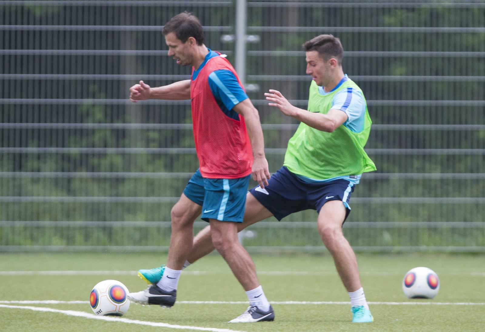Тренировка «Зенит»-2 перед матчем с «Динамо»