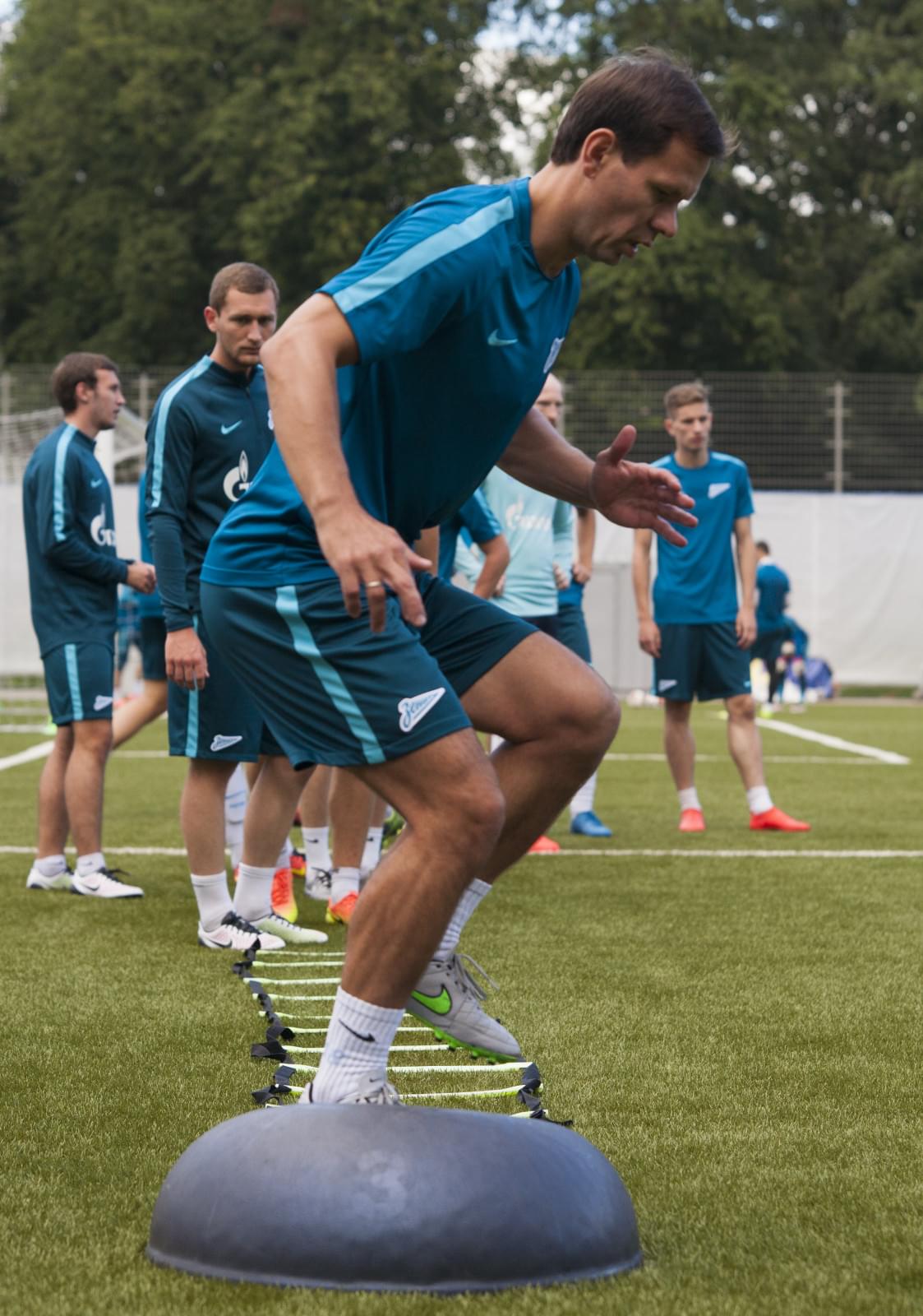 Тренировка «Зенита»-2 перед матчем с «Балтикой»