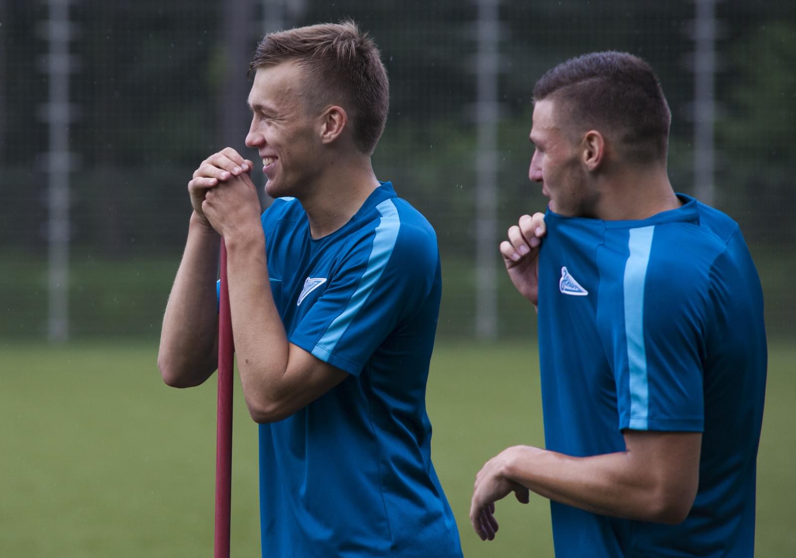 Тренировка «Зенита»-2 перед матчем с «Балтикой»