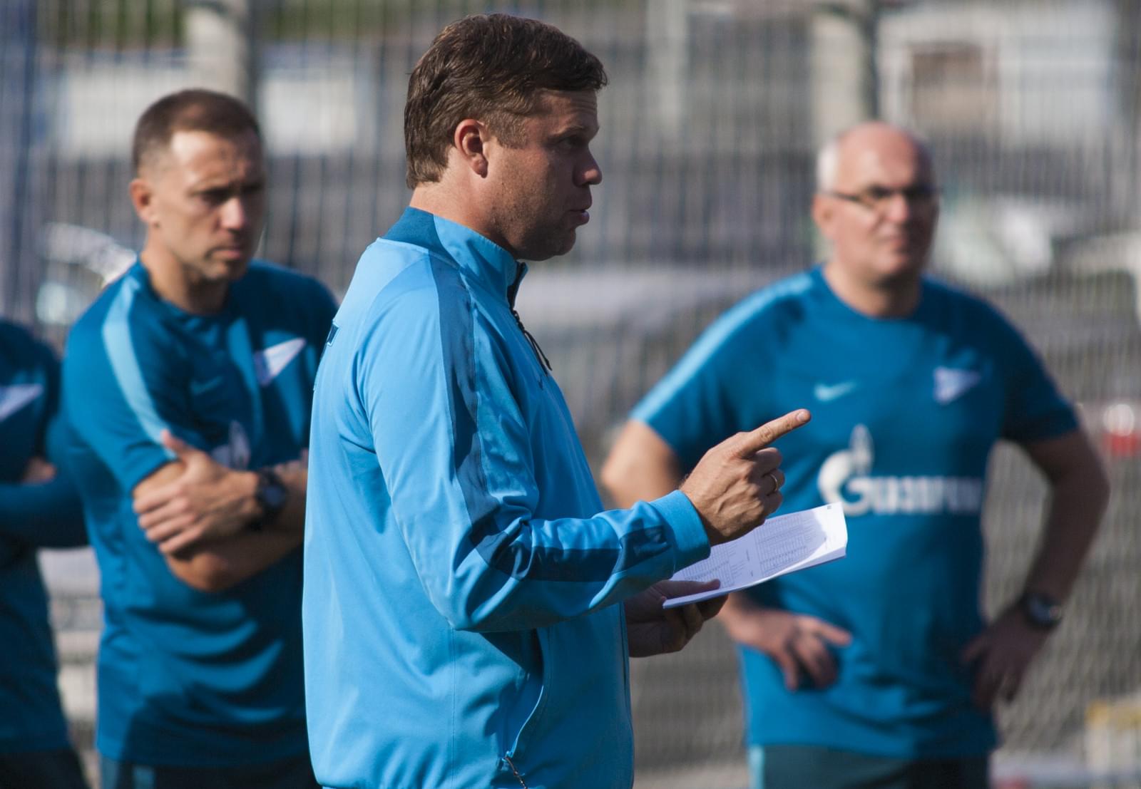 Тренировка «Зенита»-2 перед матчем с «Балтикой»