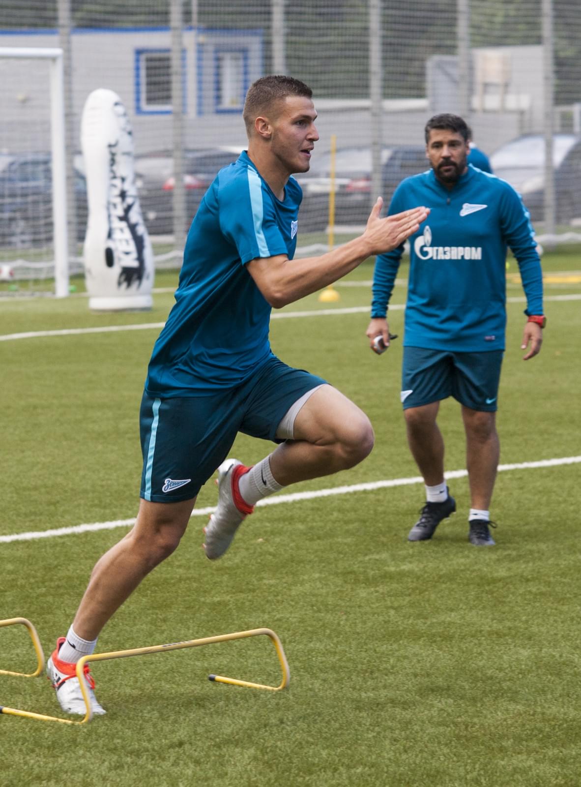 Тренировка «Зенита»-2 перед матчем с «Балтикой»