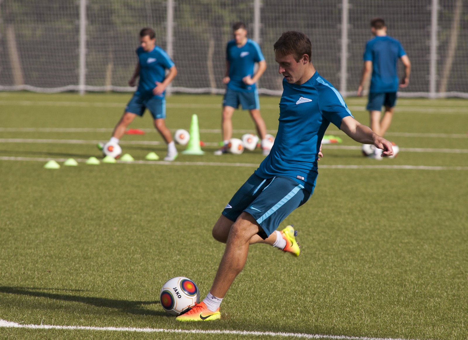 Тренировка «Зенита»-2 перед матчем с «Балтикой»