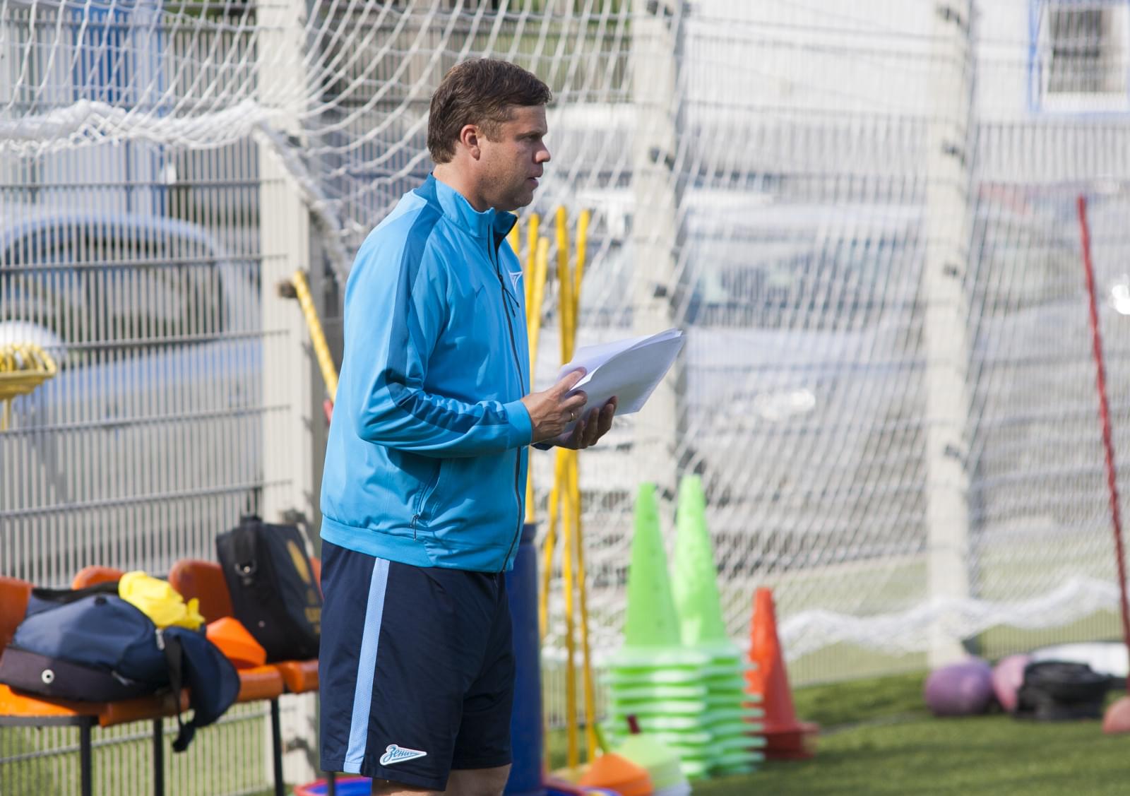 Тренировка «Зенита»-2 перед матчем с «Балтикой»