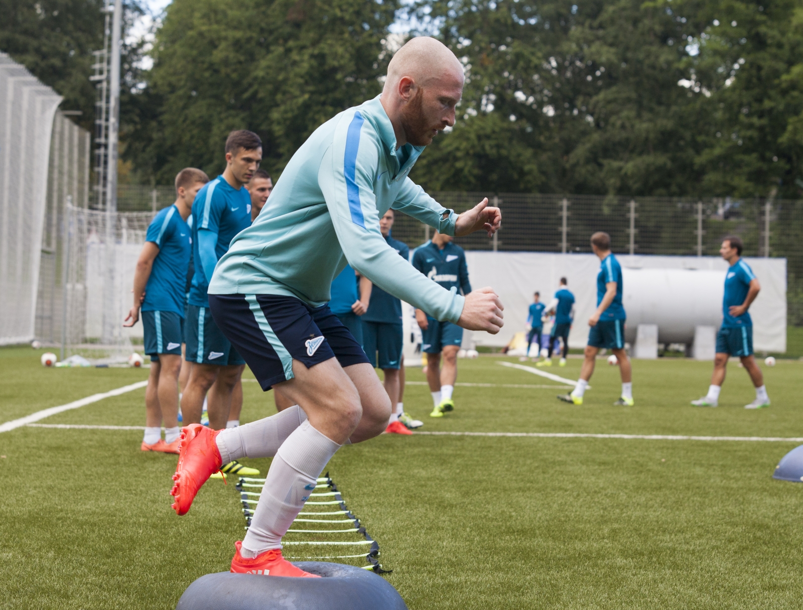 Тренировка «Зенита»-2 перед матчем с «Балтикой»