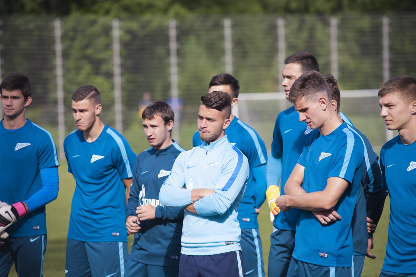 Тренировка «Зенита»-2 перед матчем с «Балтикой»