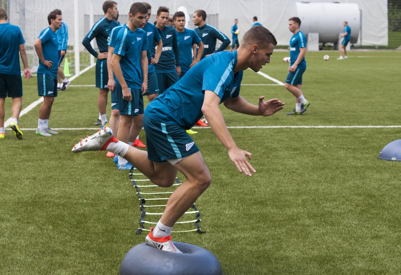 Тренировка «Зенита»-2 перед матчем с «Балтикой»