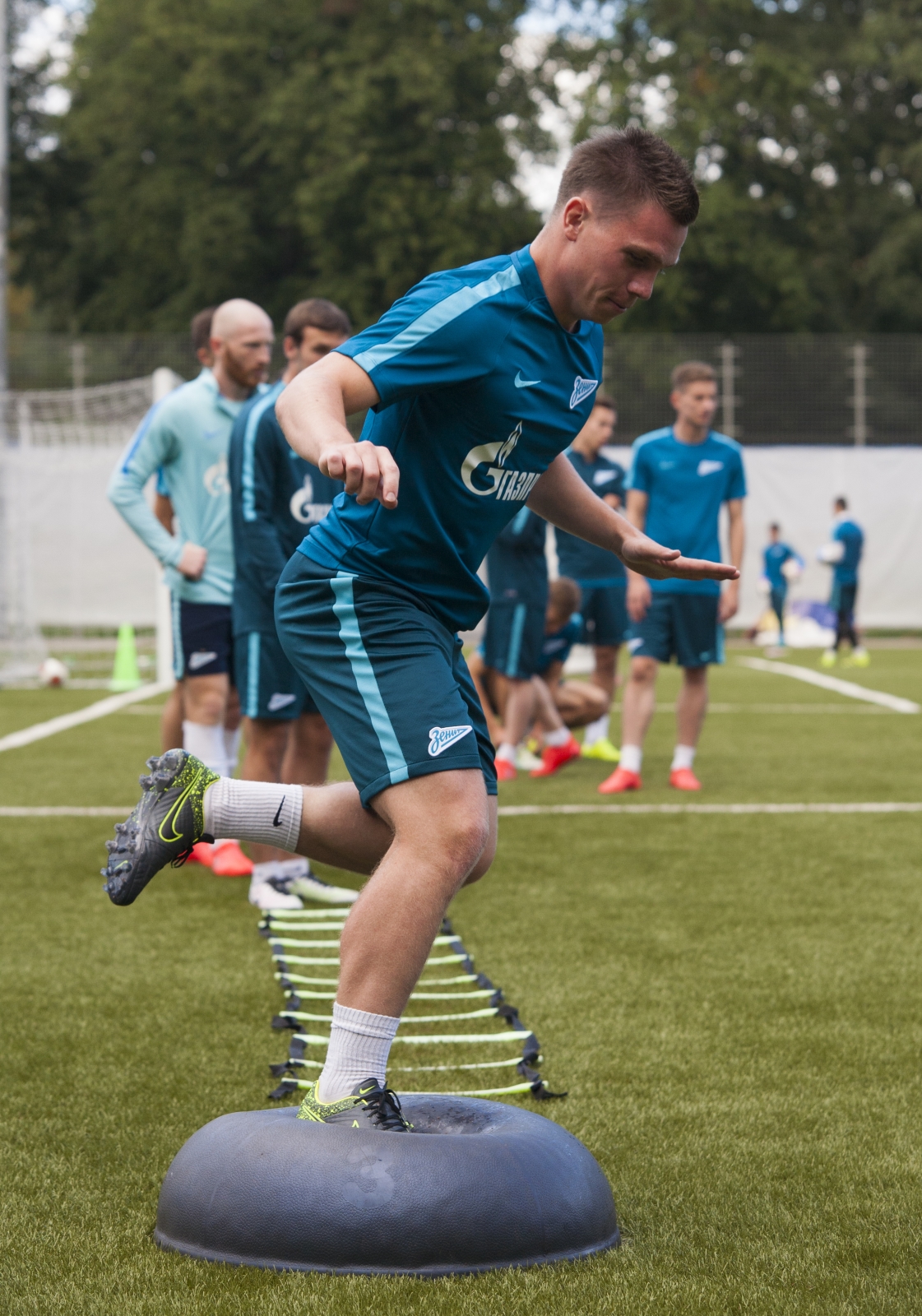 Тренировка «Зенита»-2 перед матчем с «Балтикой»