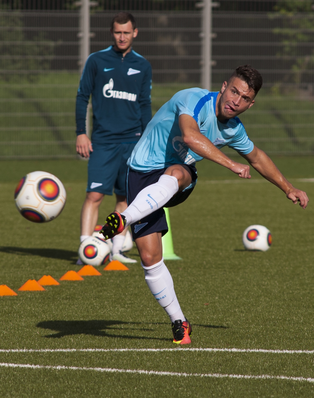 Тренировка «Зенита»-2 перед матчем с «Балтикой»