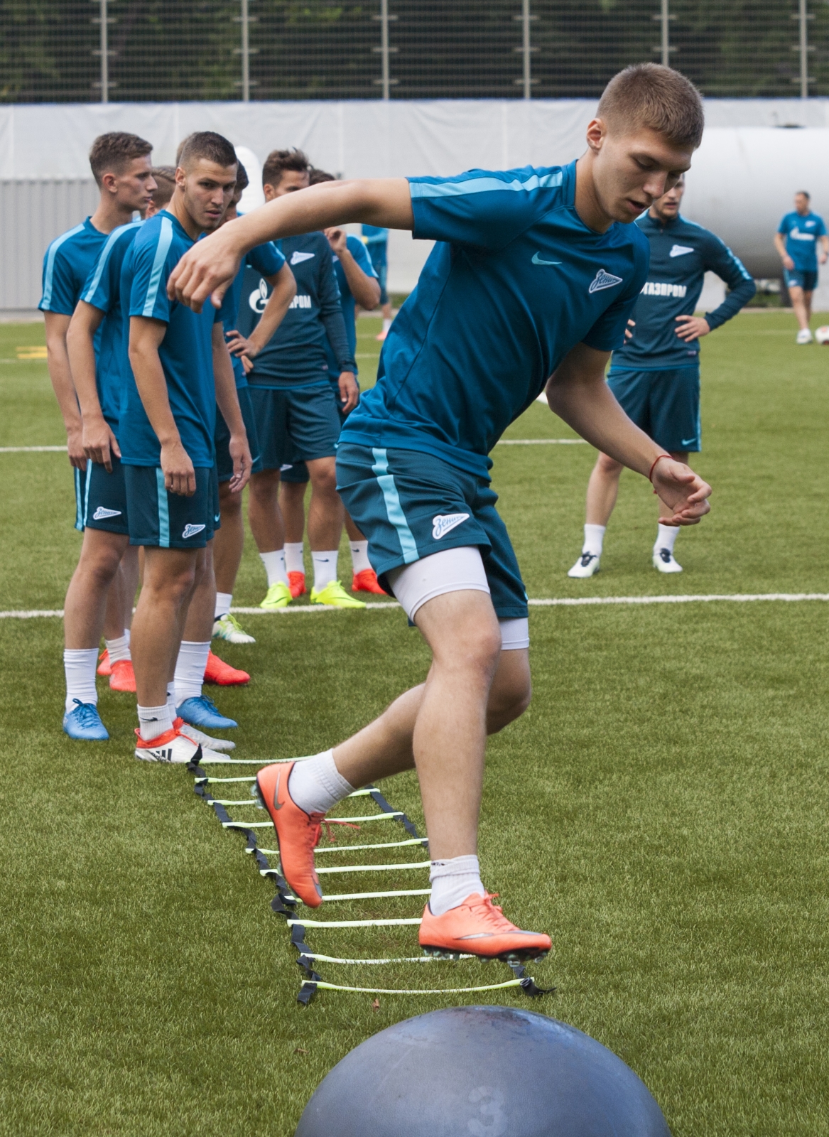 Тренировка «Зенита»-2 перед матчем с «Балтикой»